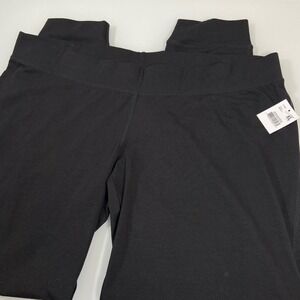 Motherhood Maternity Women XL Black Jogger Leggings‎ NEW Low Pro Belly 98556-01